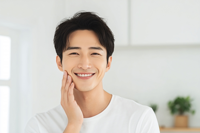 自身のある男性画像